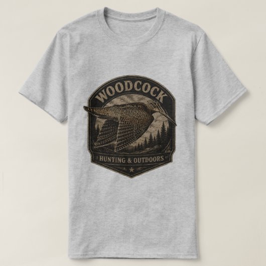 Houtsnip t-shirt (Design voorkant)