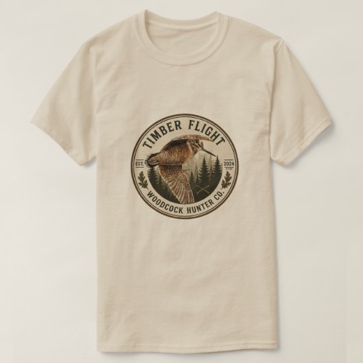 Houtsnip t-shirt (Design voorkant)