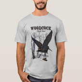 Houtsnip t-shirt (Voorkant)