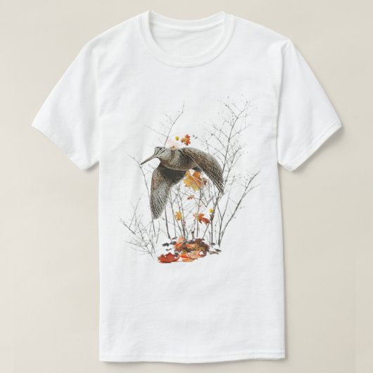 Houtsnip t-shirt (Design voorkant)