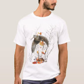 Houtsnip t-shirt (Voorkant)