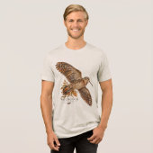 Houtsnip Tri-Blend Shirt (Voorkant volledig)