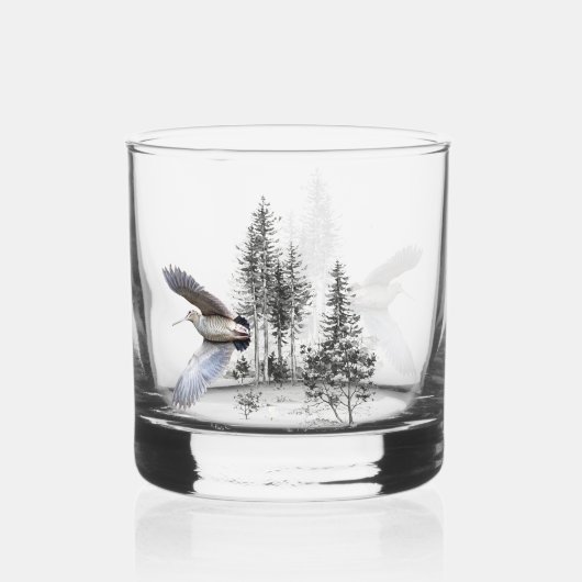 Houtsnip Whisky Glas (Voorkant)