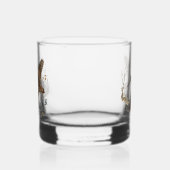 Houtsnip whisky glas (Links)