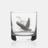 Houtsnip Whisky Glas (Voorkant)