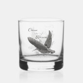Houtsnip Whisky Glas (Achterkant)