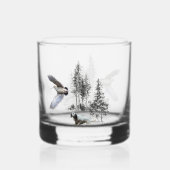 Houtsnipjacht Whisky Glas (Achterkant)