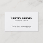 houtsnippen visitekaartje (Achterkant)