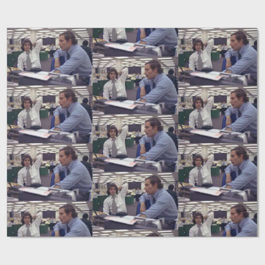 houtsnippers cadeaupapier (Vlak)