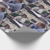 houtsnippers cadeaupapier (Hoek)