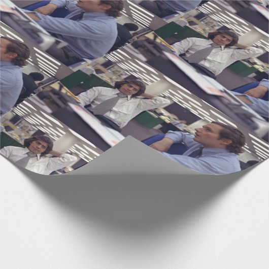 houtsnippers cadeaupapier (Hoek)