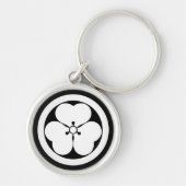 Houtsorrel in cirkel sleutelhanger (Voorkant)