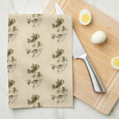 Houtspruw uit de Amerikaanse vogels van Audubon Theedoek (Quarter Fold)