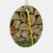 Houtstapel en anorexia keramisch ornament (Rechts)