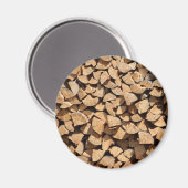 Houtstapel Magneet (Voorkant / Achterkant)