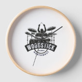 houtstick klok (Voorkant)