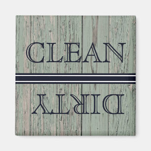 Houtstijlwasmachine Magnet Clean & Dirty