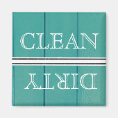 Houtstijlwasmachine Magnet Clean & Dirty (Voorkant)