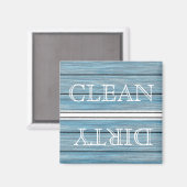 Houtstijlwasmachine Magnet Clean & Dirty (Voorkant / Achterkant)