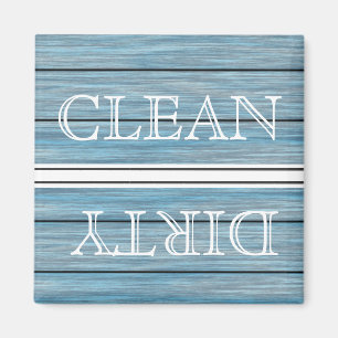 Houtstijlwasmachine Magnet Clean & Dirty