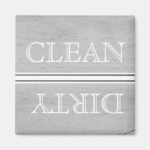 Houtstijlwasmachine Magnet Clean & Dirty