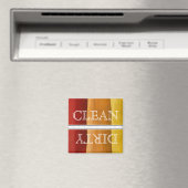 Houtstijlwasmachine Magnet Clean & Dirty (Insitu (Vaatwasser))