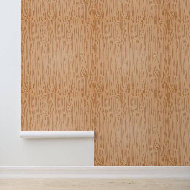 Houtstructuur Afwerkingspatroon Modern Interieur Behang (Applicatie)