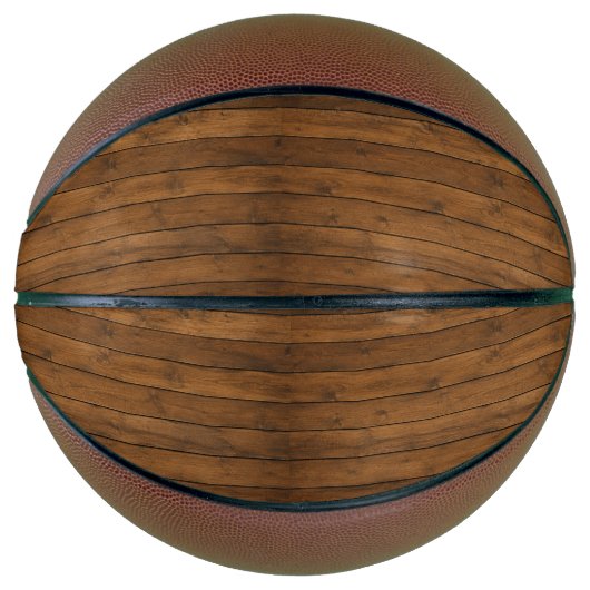 Houtstructuur Basketbal (Voorkant)