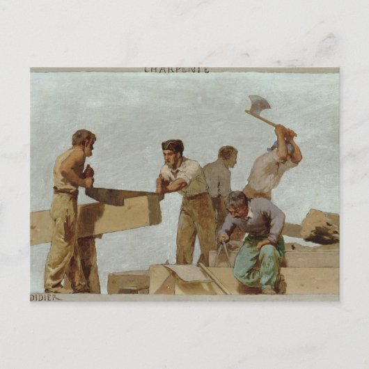 Houtstructuur Briefkaart (Voorkant)