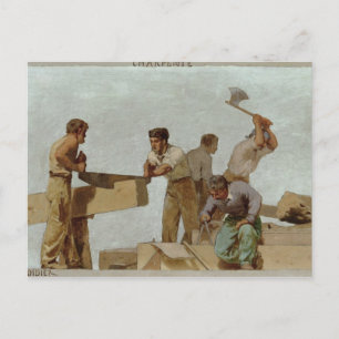 Houtstructuur Briefkaart