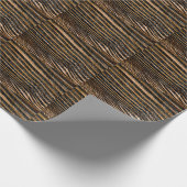 Houtstructuur Cool Uniek Cadeaupapier (Hoek)
