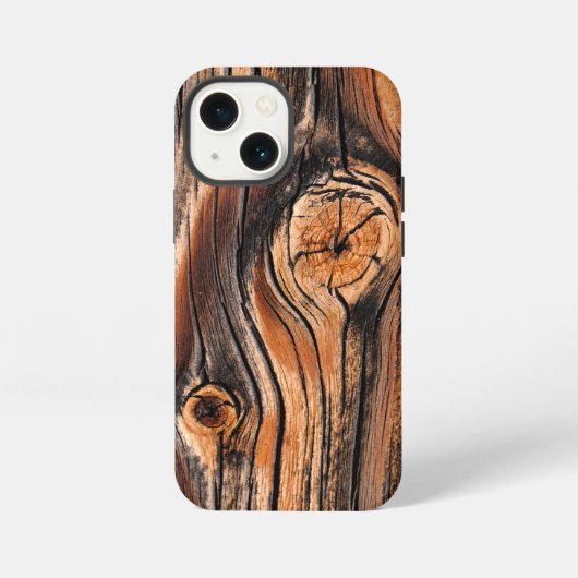 Houtstructuur Cool Uniek iPhone Hoesje (Achterkant)