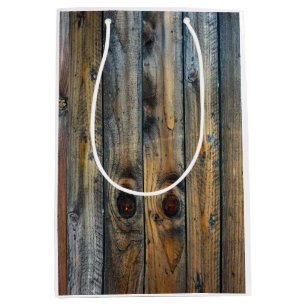 Houtstructuur Cool Uniek Medium Cadeauzakje