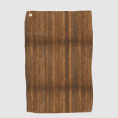 Houtstructuur Golfhanddoek (Voorkant)