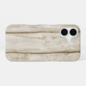 houtstructuur iPhone 16 hoesje (Achterkant horizontaal)