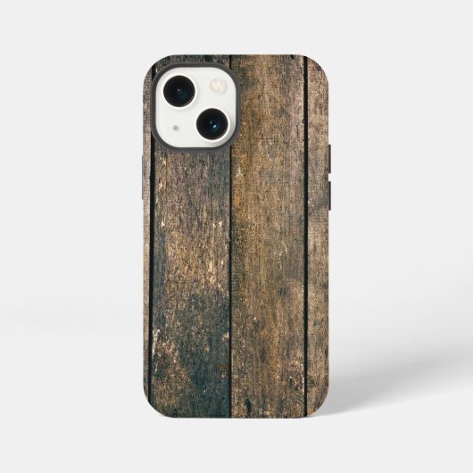 Houtstructuur iPhone Hoesje (Achterkant)