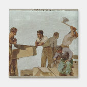 Houtstructuur Magneet (Voorkant)