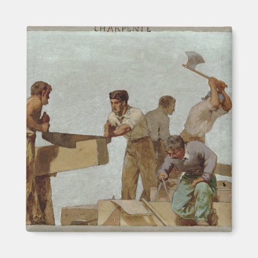 Houtstructuur Magneet (Voorkant)