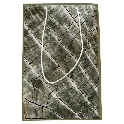 Houtstructuur Medium Cadeauzakje (Voorkant)
