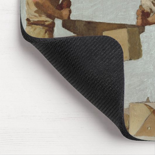 Houtstructuur Muismat (Hoek)