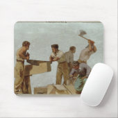 Houtstructuur Muismat (Met muis)