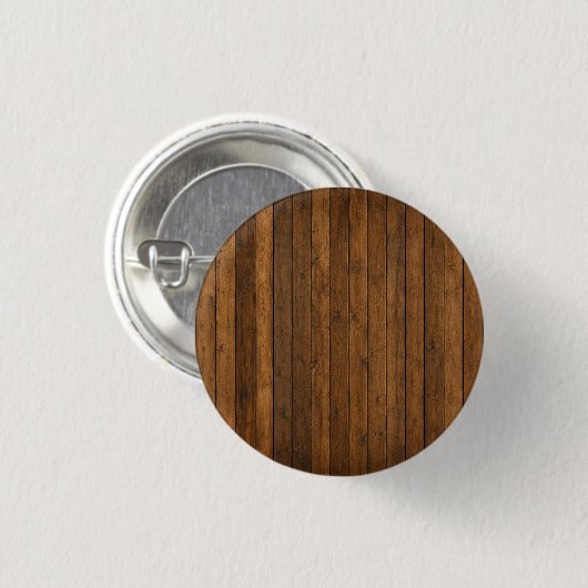 Houtstructuur Ronde Button 3,2 Cm (Voorkant /achterkant)