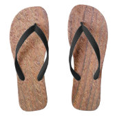 Houtstructuur Teenslippers (Voetbed)