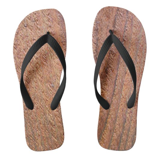 Houtstructuur Teenslippers (Voetbed)
