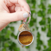 Houtteak Sleutelhanger (Hand)