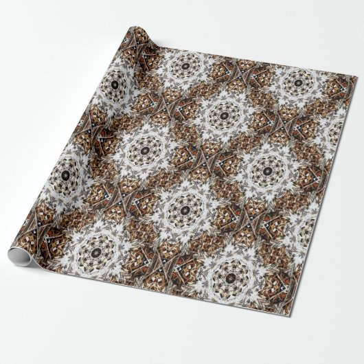Houttest..... Cadeaupapier (Uitgerold)