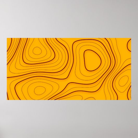 Houttextuur, lineaire abstractie backaardabstrac poster (Voorkant)