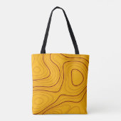 Houttextuur, lineaire abstractie backaardabstrac tote bag (Achterkant)