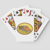 Houttransportwagen voor houttransport pokerkaarten (Achterkant)