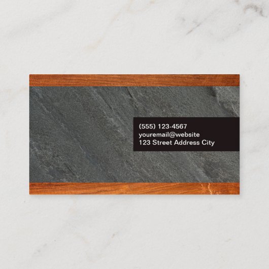 Houttrim | Achtergrond Visitekaartje (Achterkant)